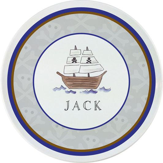 Ahoy Matey Kids Plate - Kelly Hughes Designs