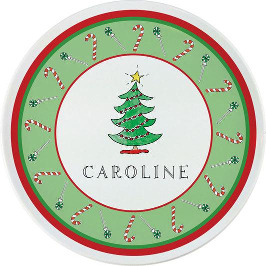 Christmas Kids Plate - Kelly Hughes Designs