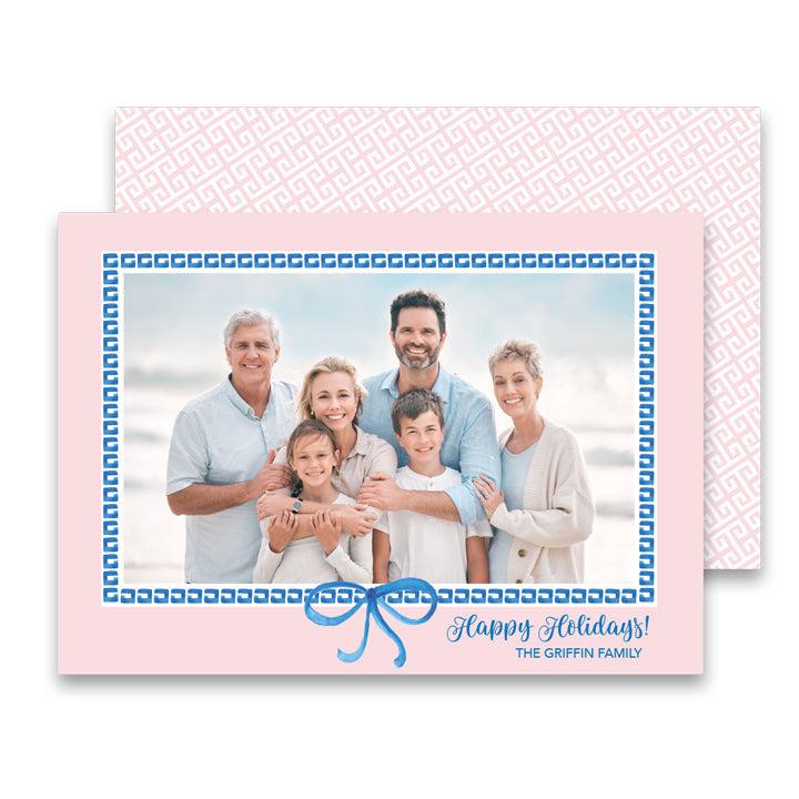Rosey Holiday photo card - Kelly Hughes Designs