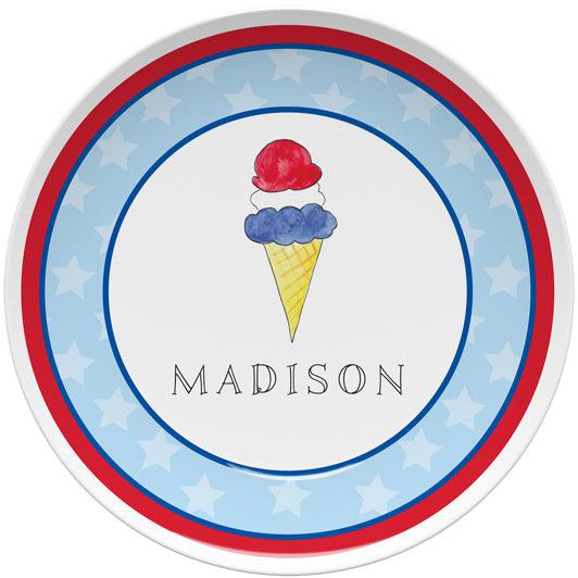 Triple Scoop Kids Plate - Kelly Hughes Designs