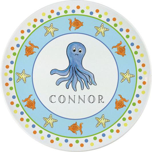 Under the Sea Kids Plate - Kelly Hughes Designs