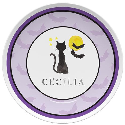 Wicked Halloween Kids Plate - Kelly Hughes Designs