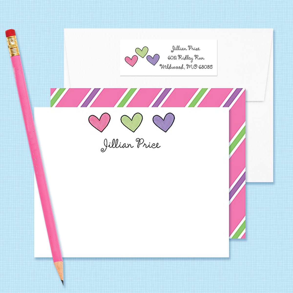 Note Design Child Kids Flat Note Cards – Kelly Hughes Designs