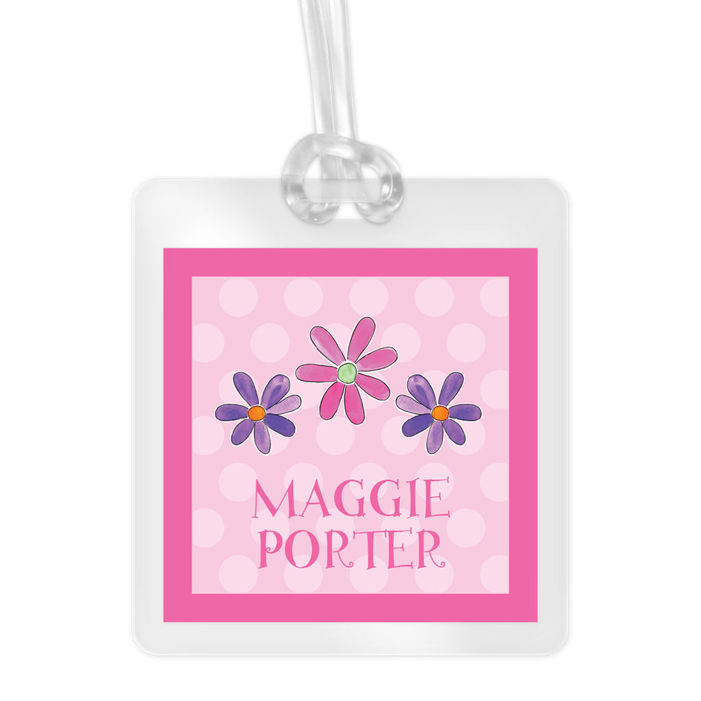 Flower Power Bag Tags