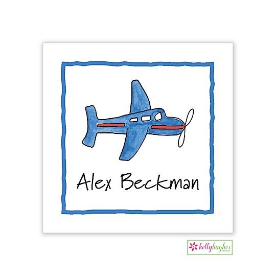 Airplane Kids Gift Stickers - Kelly Hughes Designs