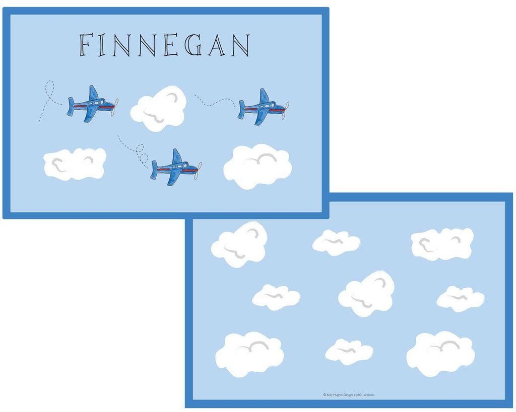 Airplane placemat - Kelly Hughes Designs