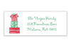 All Wrapped Up holiday address label - Kelly Hughes Designs