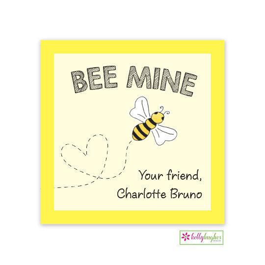 Bee Mine Valentine Stickers - Kelly Hughes Designs