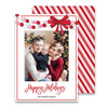 Big Red Bow Photo Card - Kelly Hughes Designs