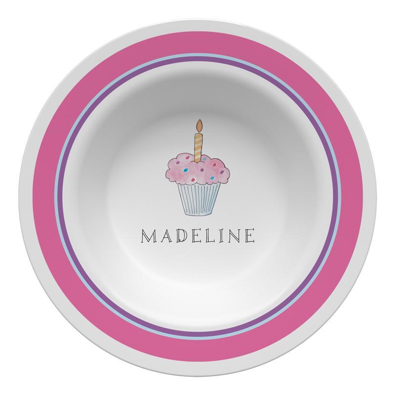 Birthday Cupcake Bowl - Kelly Hughes Designs