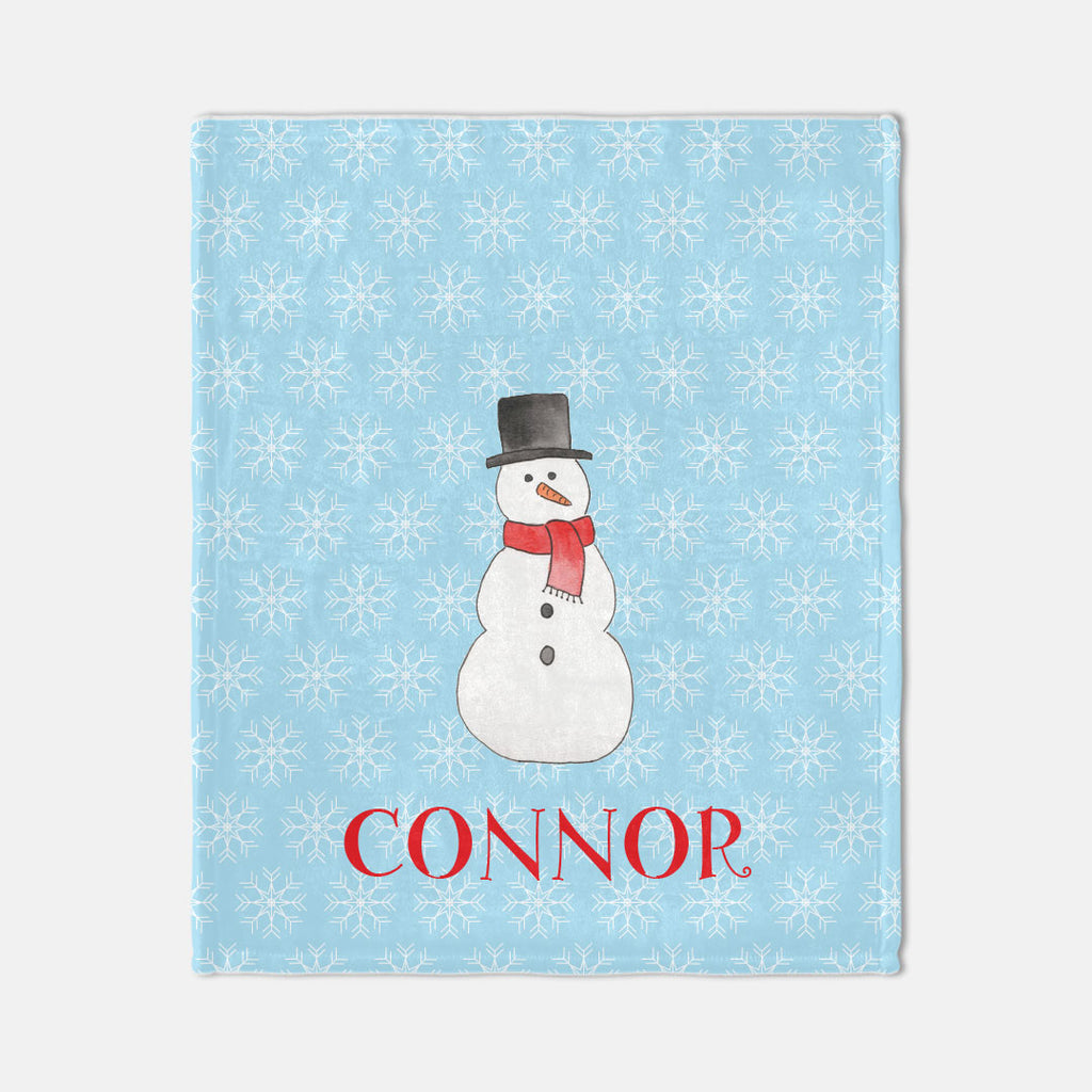 Frosty Man Cozy Blanket