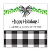 Black & White Bow gift sticker - Kelly Hughes Designs