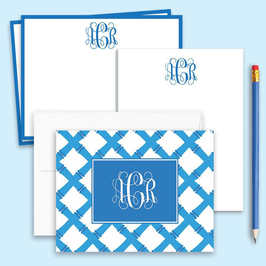 Blue Bamboo stationery gift set - Kelly Hughes Designs