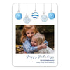 Blue Christmas holiday card - Kelly Hughes Designs