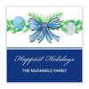 Blue Garland gift sticker - Kelly Hughes Designs
