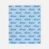 Blue Name Blanket - Kelly Hughes Designs