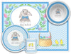 Bunny Blue Kids Dinnerware - Kelly Hughes Designs