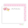 Butterfly Kisses Flat Note Cards - Kelly Hughes Designs