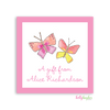 Butterfly Kisses Kids Calling Card - Kelly Hughes Designs