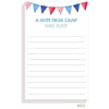 Camp Flags Notepad - Kelly Hughes Designs