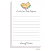 Camp Heart Notepad - Kelly Hughes Designs