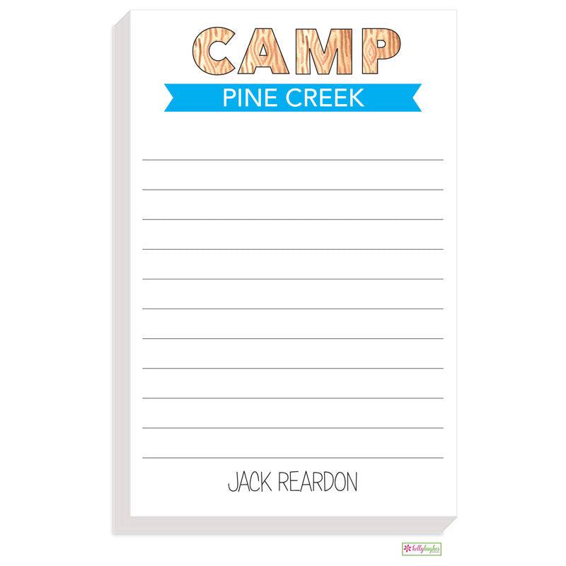 Camp Letters Notepad - Kelly Hughes Designs