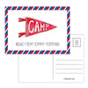 Camp Pennant Postcard - Kelly Hughes Designs