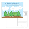 Camp Pine Postcard - Kelly Hughes Designs