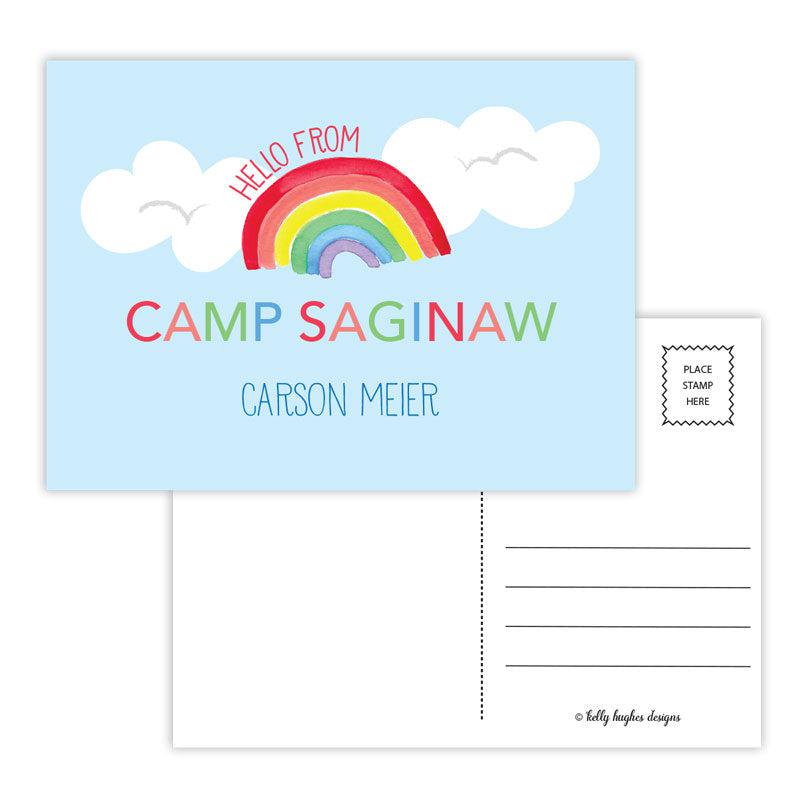 Camp Rainbow Postcard - Kelly Hughes Designs