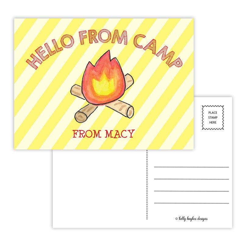 Campfire Postcard - Kelly Hughes Designs