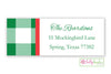 Christmas Check address label - Kelly Hughes Designs