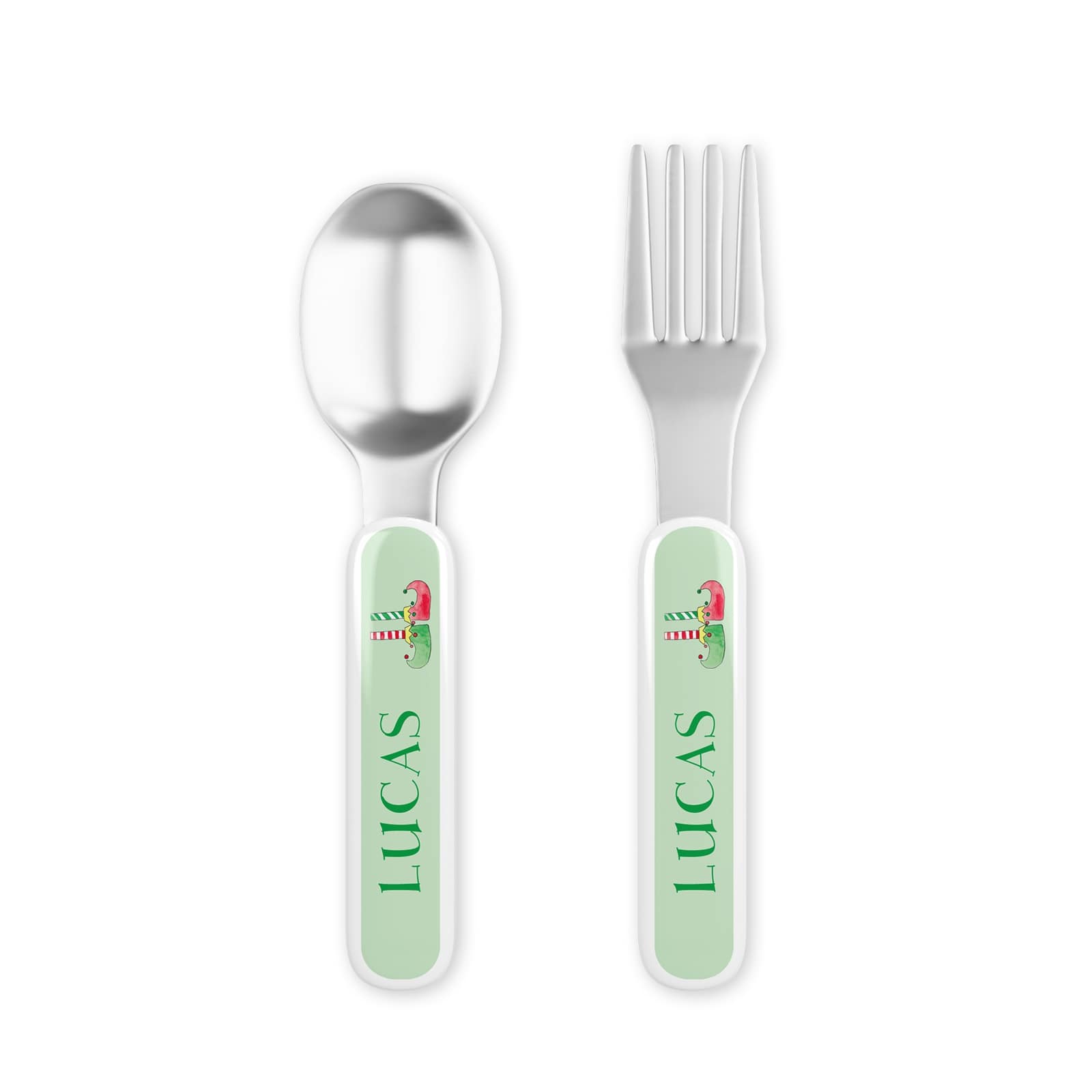 Christmas Elf Kids Dinnerware - Kelly Hughes Designs