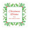 Christmas Greenery gift sticker - Kelly Hughes Designs