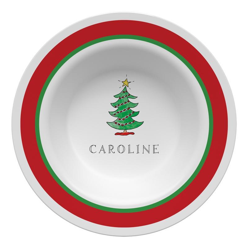 Christmas Tree Kids Dinnerware - Kelly Hughes Designs