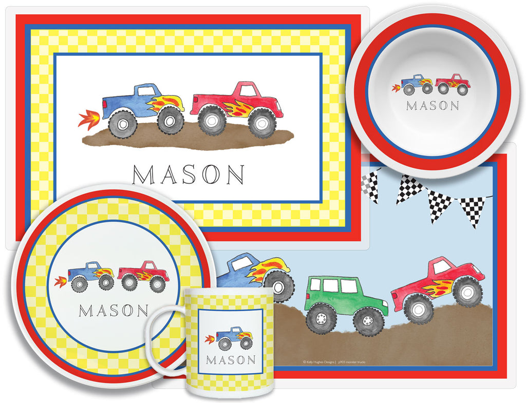 Monster Trucks Dinnerware
