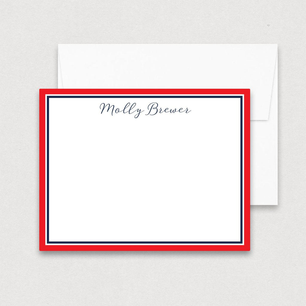 Custom Color Flat Note Cards - Kelly Hughes Designs