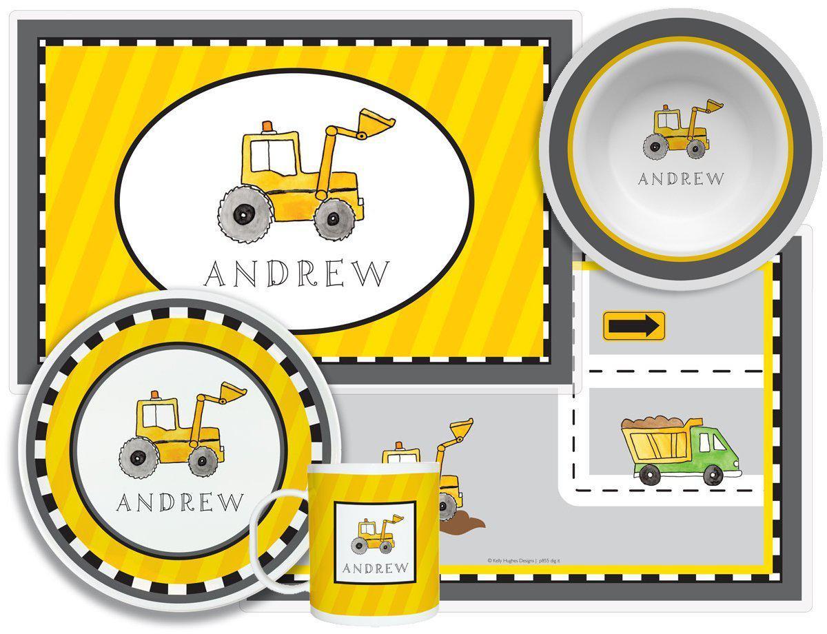 Dig It Kids Dinnerware - Kelly Hughes Designs