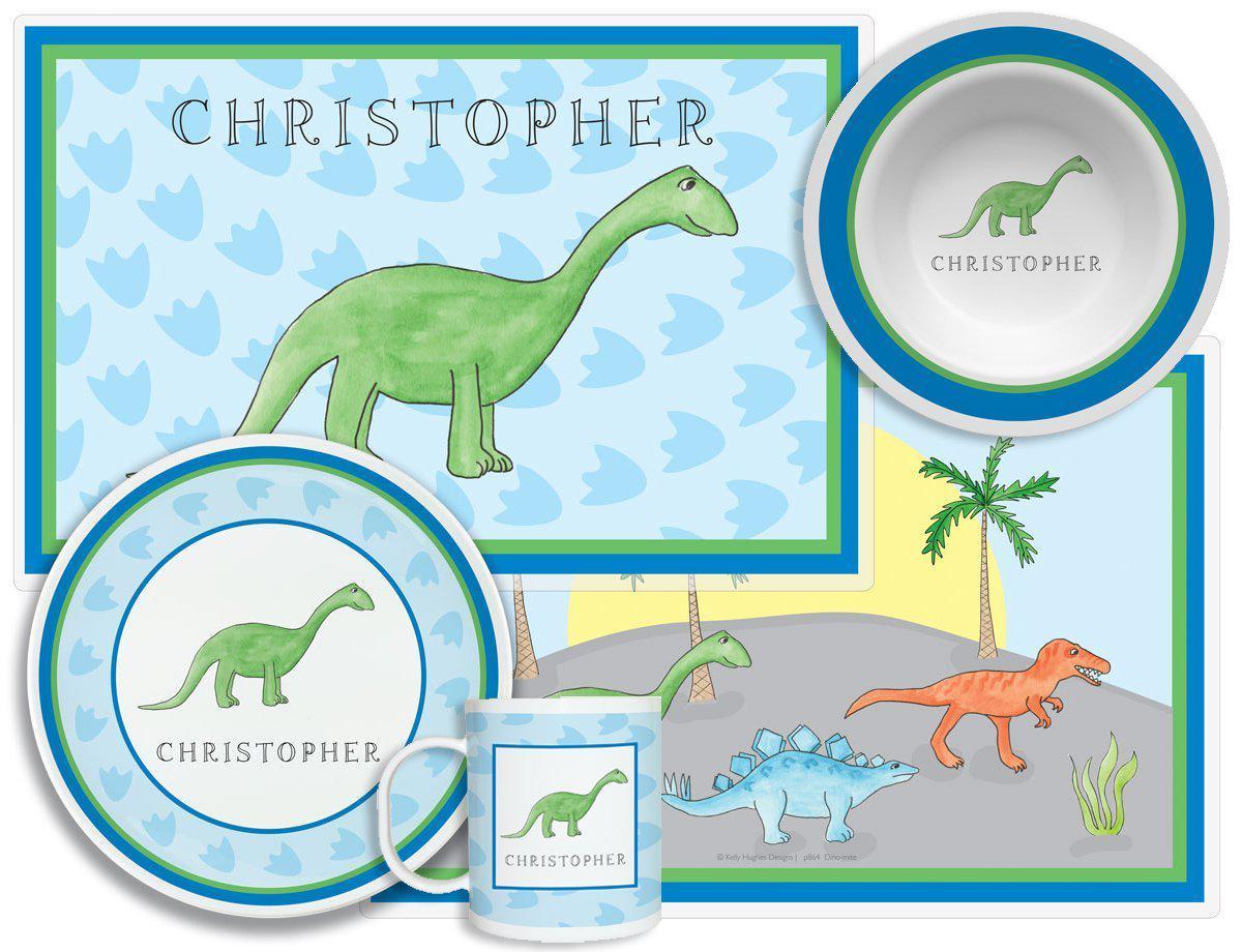 Dinomite Kids Dinnerware - Kelly Hughes Designs