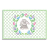 Easter Crest Green Placemats - Kelly Hughes Designs