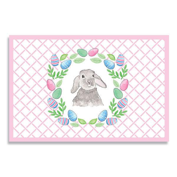 Easter Crest Pink Placemats - Kelly Hughes Designs