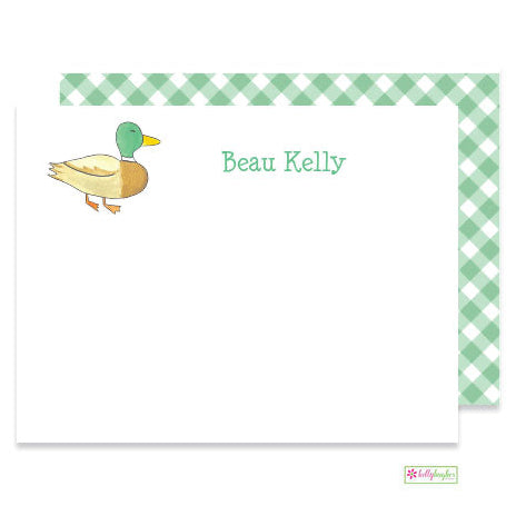 Lucky Duck Flat Note Cards