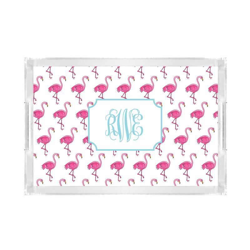 Flamingos Serving Tray - Kelly Hughes Designs