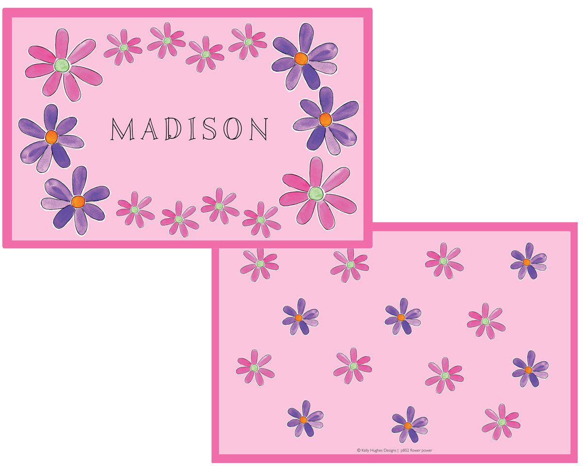Flower Power Kids Dinnerware - Kelly Hughes Designs