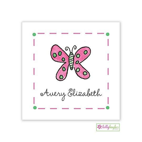Flutter Butterfly Calling Card - Kelly Hughes Designs