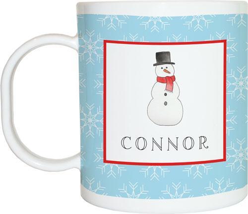 Frosty Man Kids Dinnerware - Kelly Hughes Designs