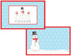 Frosty Man placemat - Kelly Hughes Designs