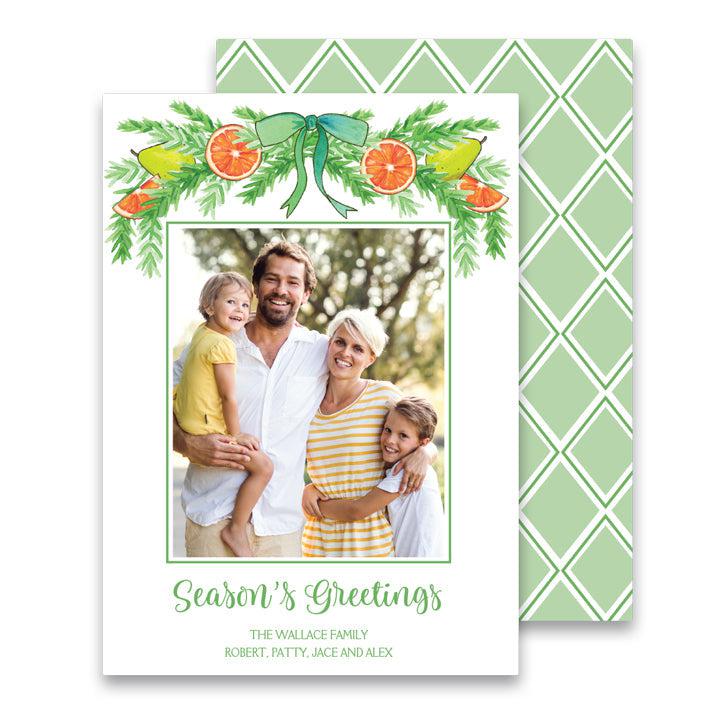 Fruitful Holiday Photo Card - Kelly Hughes Designs