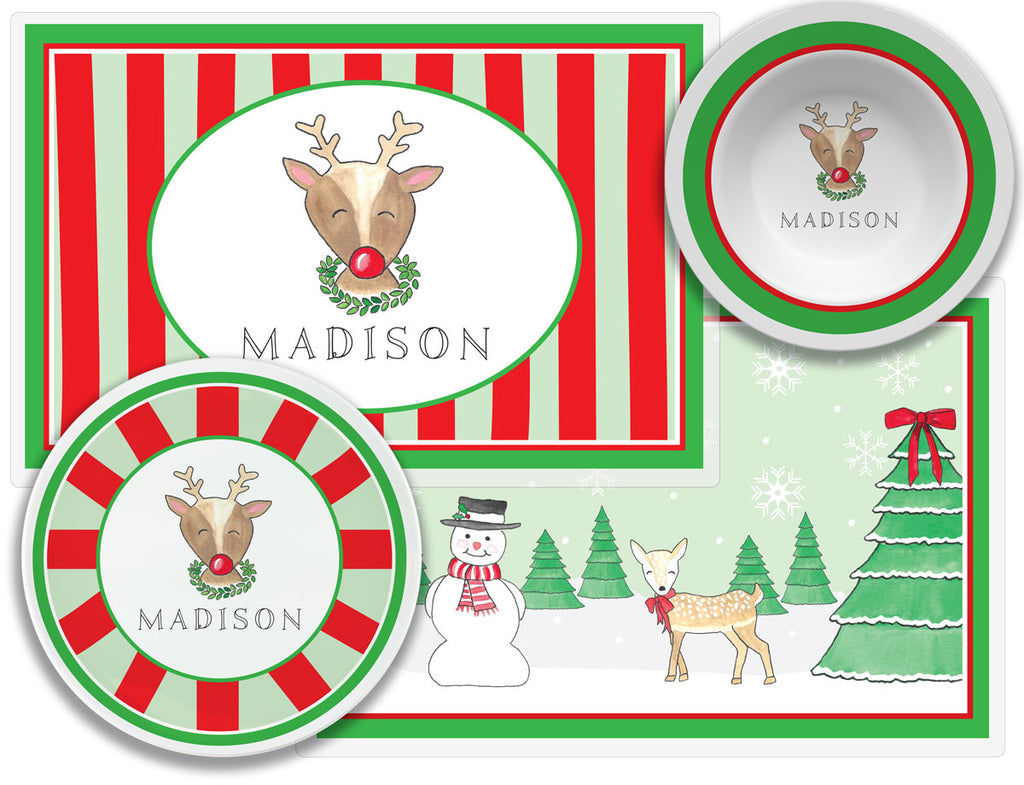 Reindeer Fun Kids Dinnerware