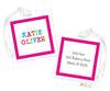Funky Pink Kids Bag Tags - Kelly Hughes Designs