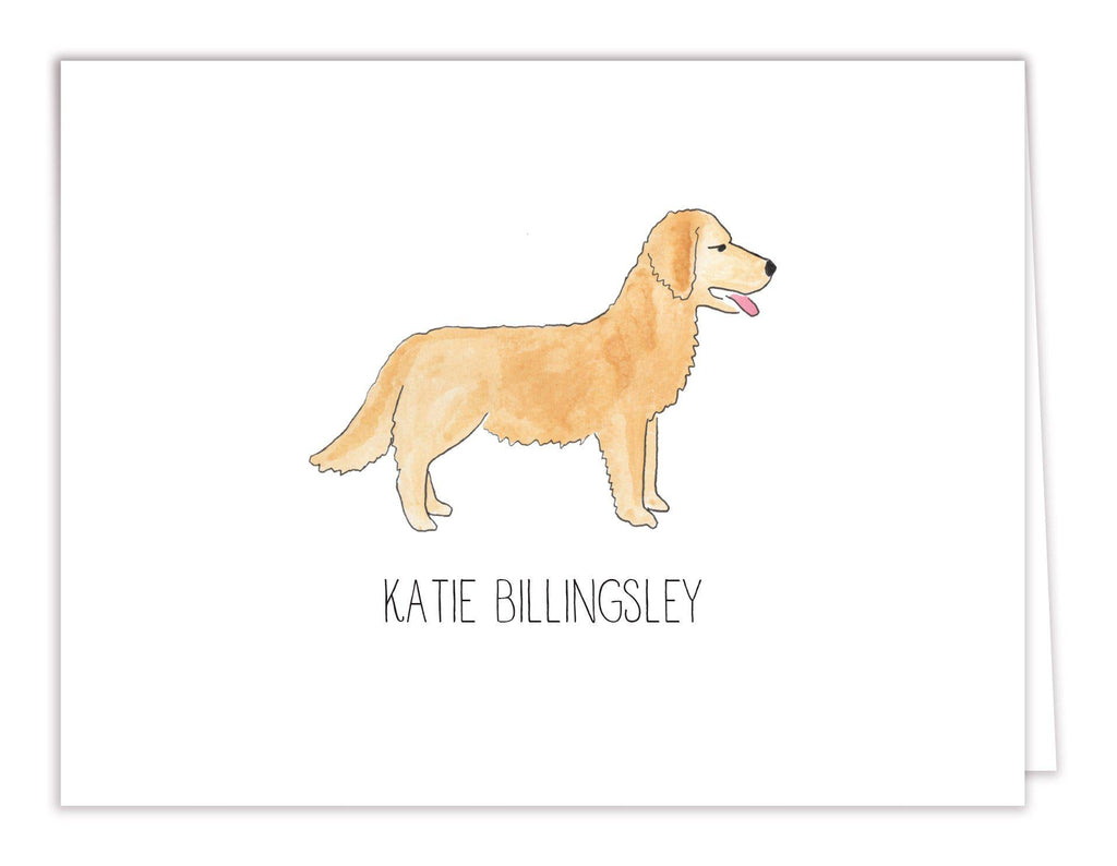 Furry Friends Folded Notes - click to choose breed - Kelly Hughes Designs